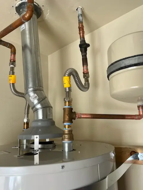 Water heater installation and plumbing repair in Vintondale