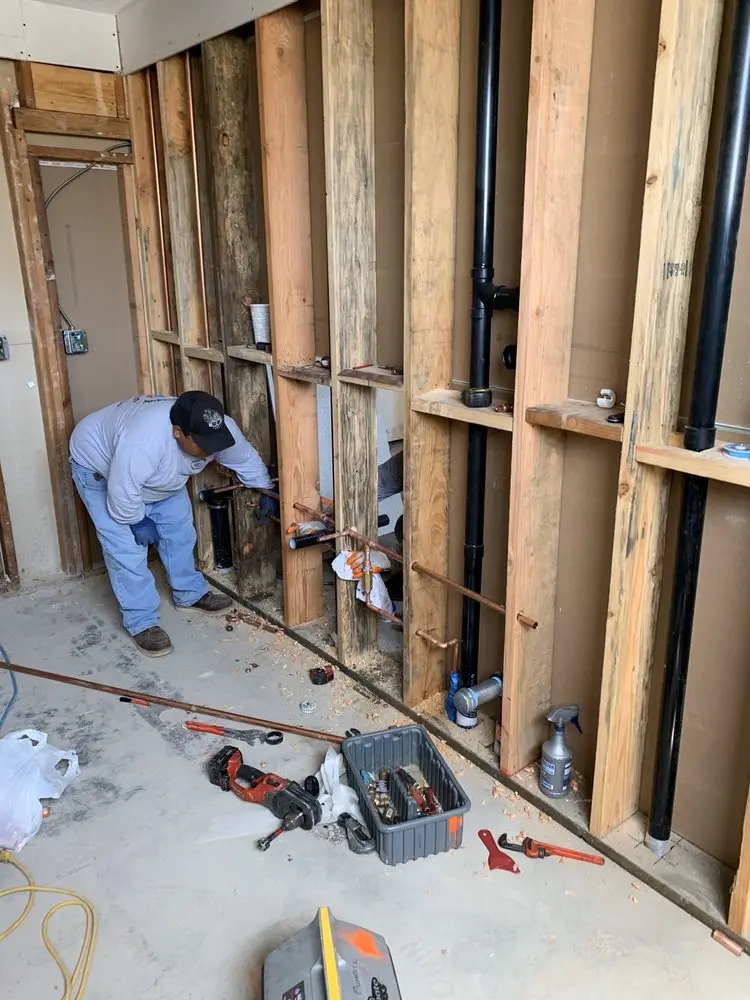 Commercial rough-in plumbing for Water Heater Replacement in Vintondale